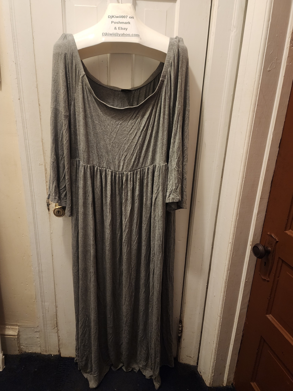 4x [Torrid] Gray Jersey Maxi Dress -Comfortable